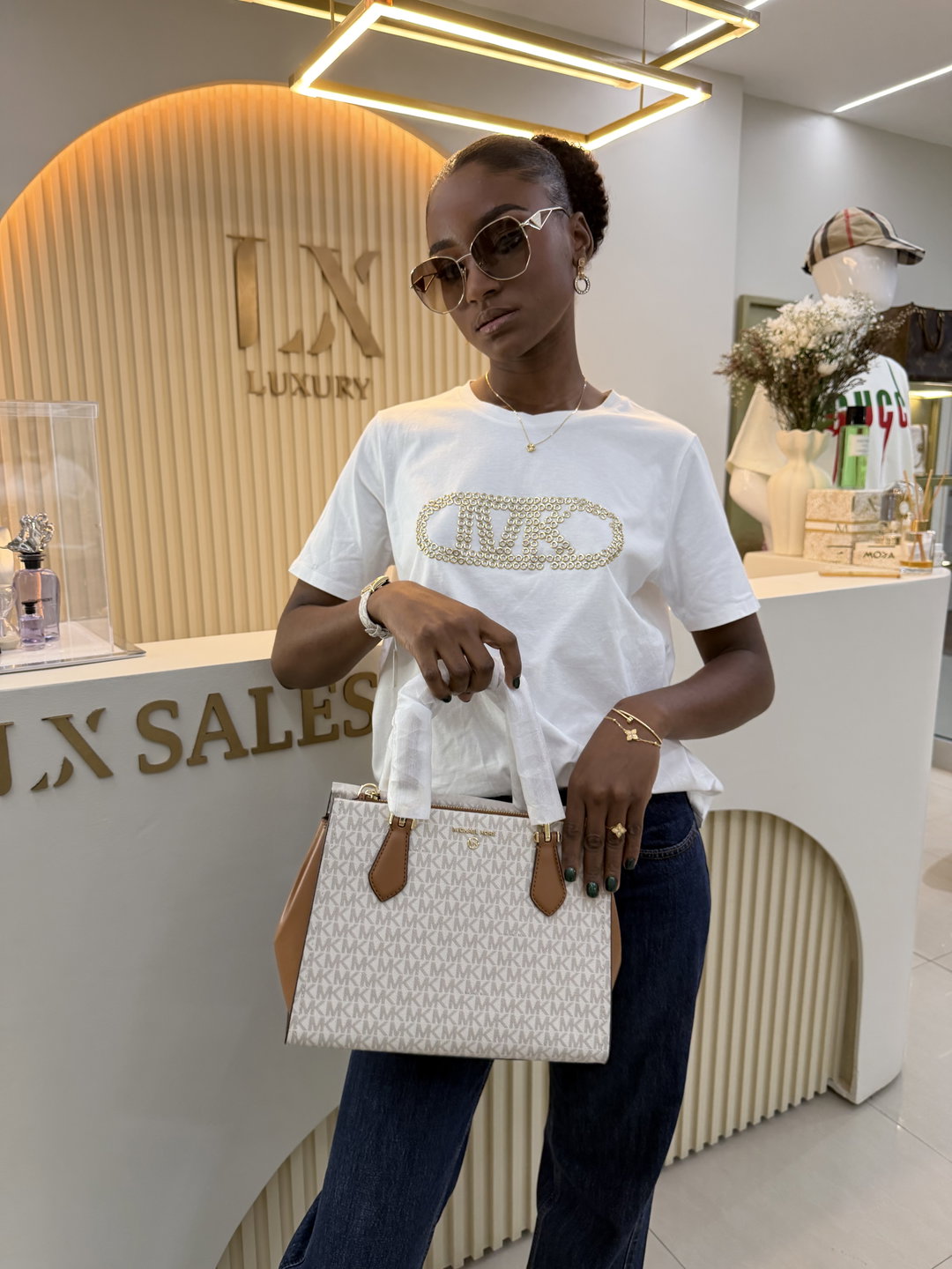 Bolsa média Michael kors executiva