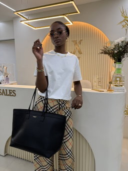 Bolsa Burberry tote clássica 