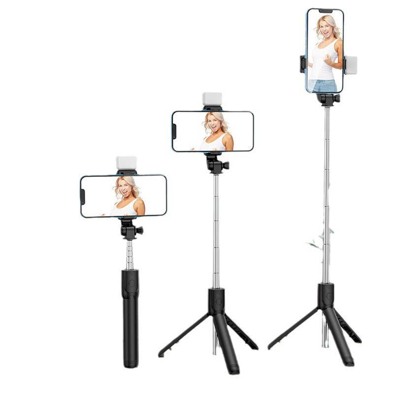 Trépied Selfie Stick 3-en-1 avec Bluetooth et Éclairage LED – L’Allié de vos Contenus_1