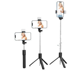 Trépied Selfie Stick 3-en-1 avec Bluetooth et Éclairage LED – L’Allié de vos Contenus