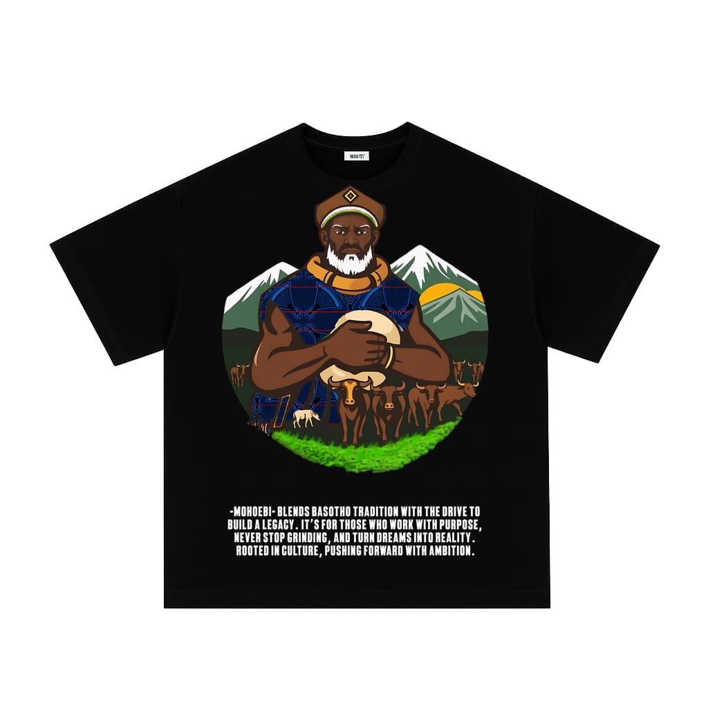  Mohoebi Series T-shirt – Hustle Merchandise(Maseru clothing)
