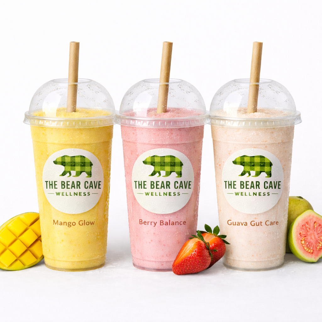 Smoothie de kefir con fresas