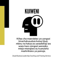 KIJIWENI: Wasilisha wazo lako bila kupingwa