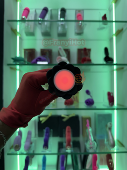 Plug anal vibratorio a control remoto con Luz RGB
