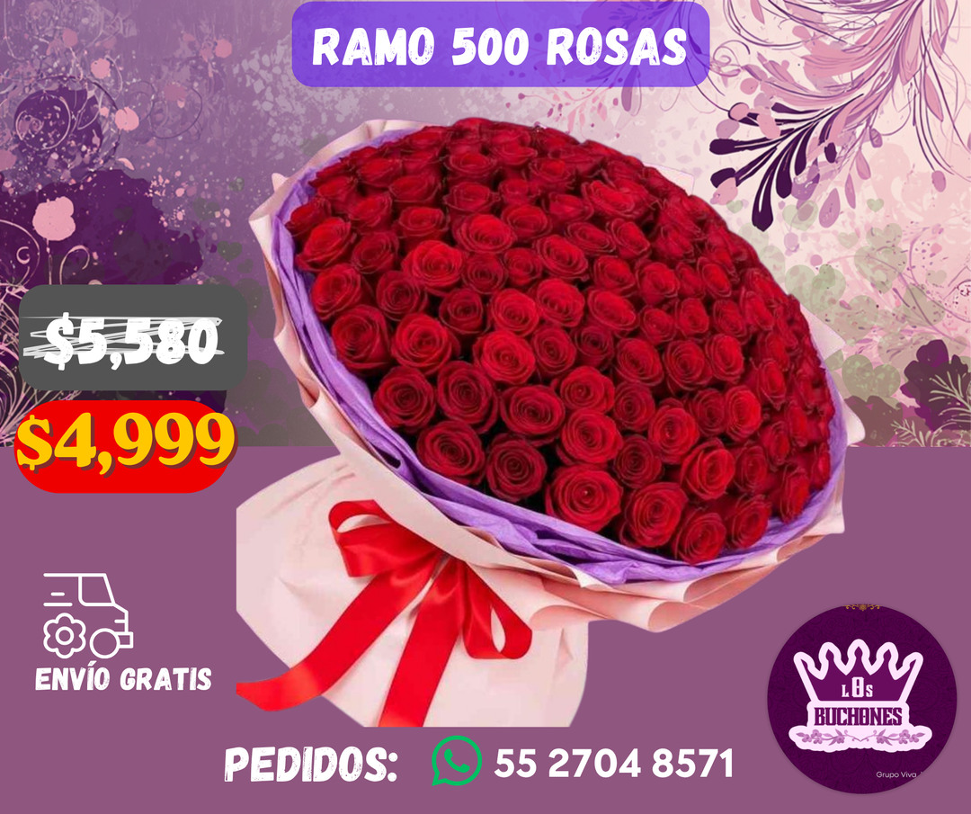 Ramo 500 Rosas