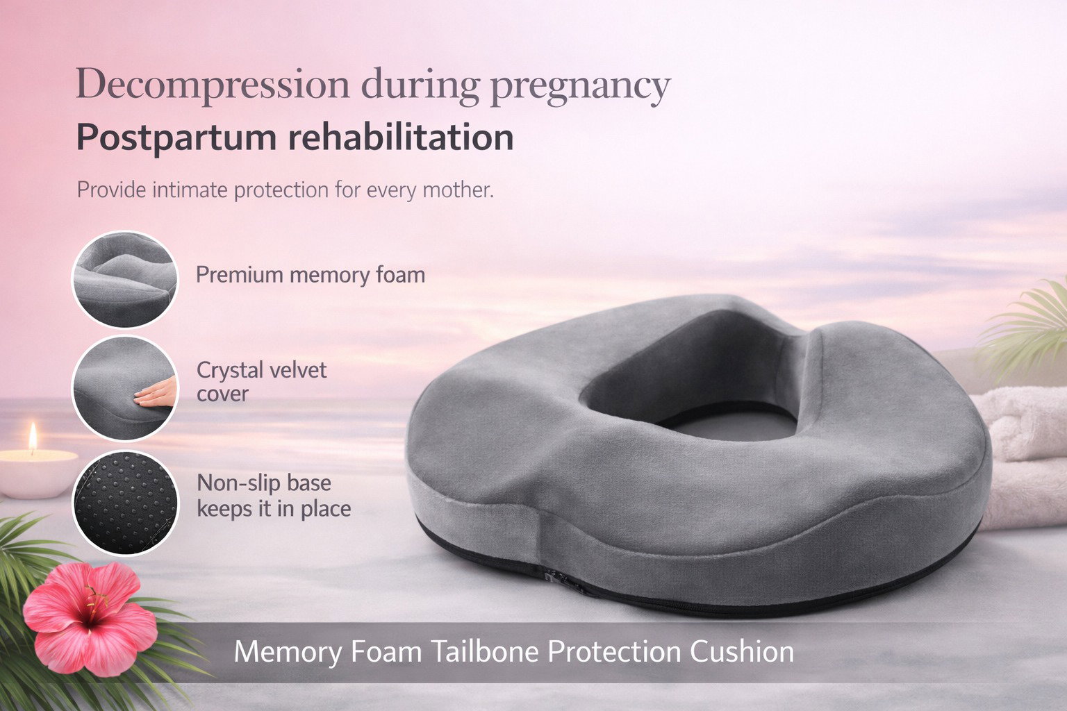 Tailbone Memory Foam for Tailbone Decompression _0