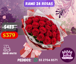 Ramo 24 Rosas