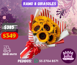 Ramo 8 Girasoles