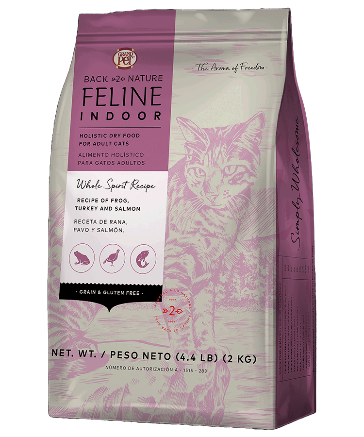 Feline Indoor 2kg Rana-pavo Y Salmon