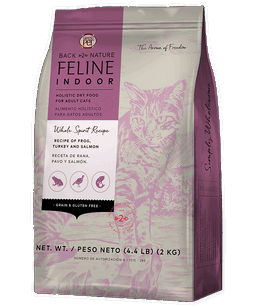 Feline Indoor 2kg Rana-pavo Y Salmon