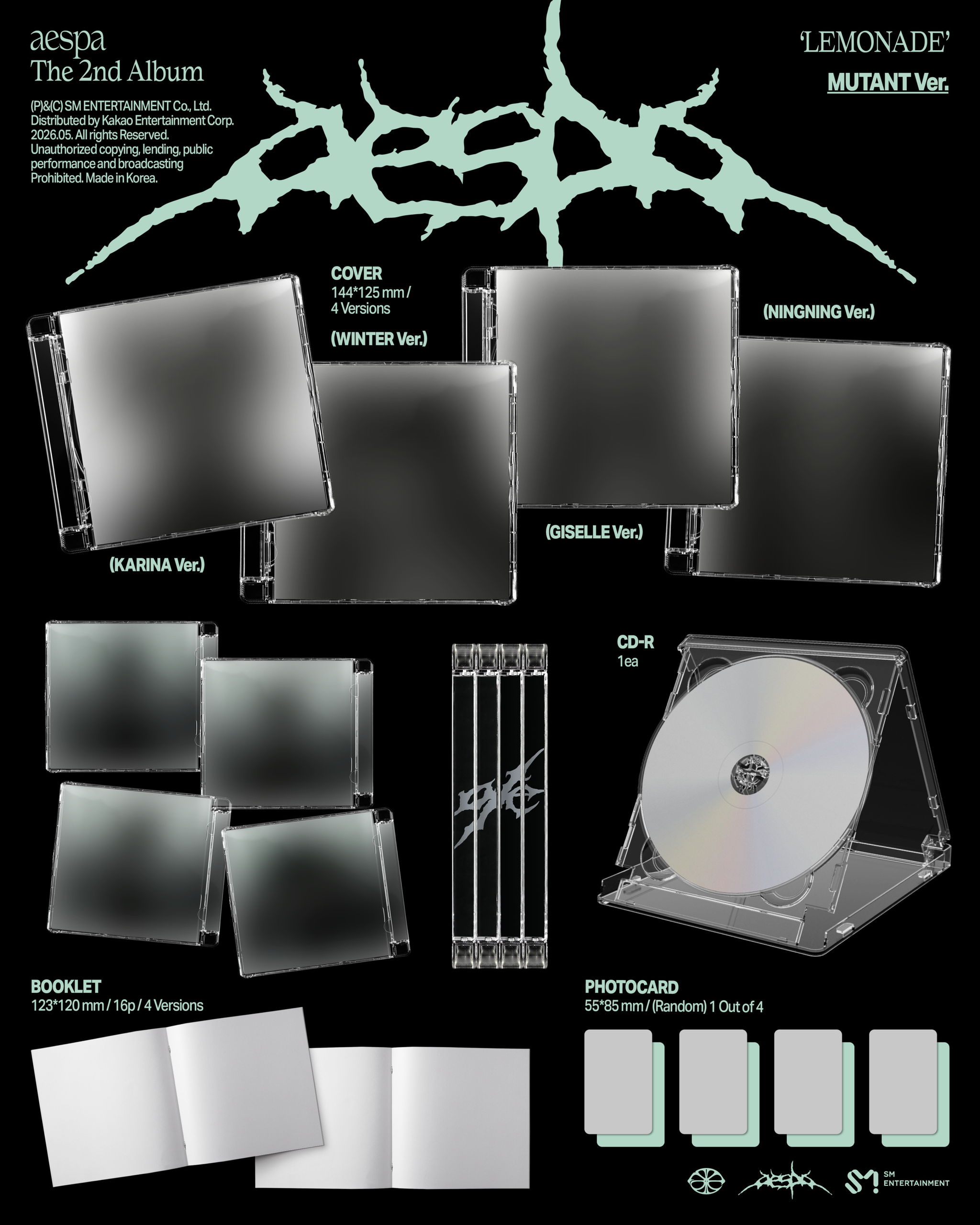 (Platform POB) aespa The 2nd Album [LEMONADE]_3