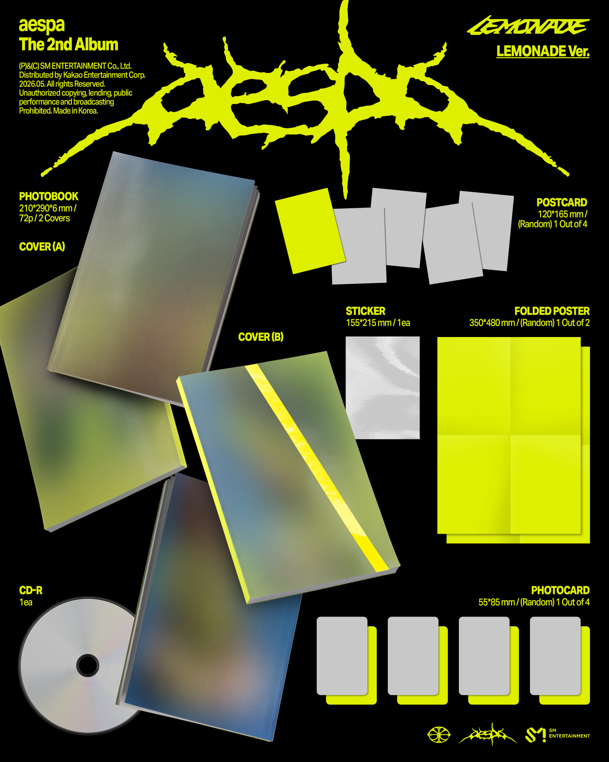 (Platform POB) aespa The 2nd Album [LEMONADE]_2