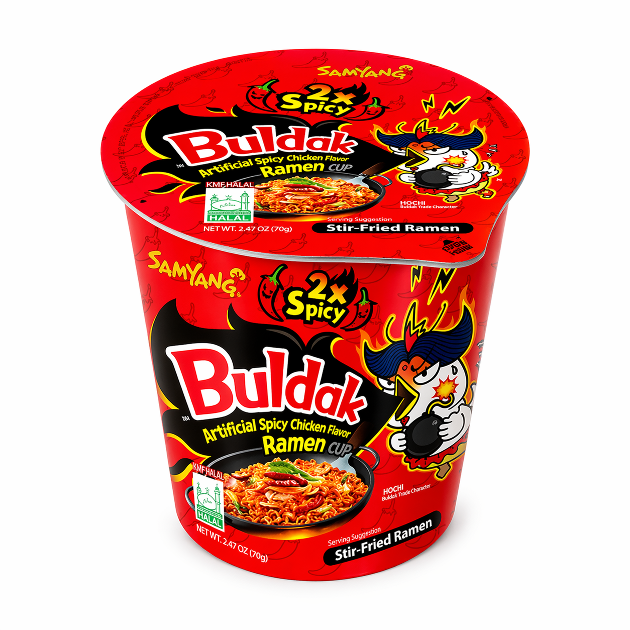 Samyang Buldak 2x Spicy Cup Noodles (chicken flavor) 70g_0