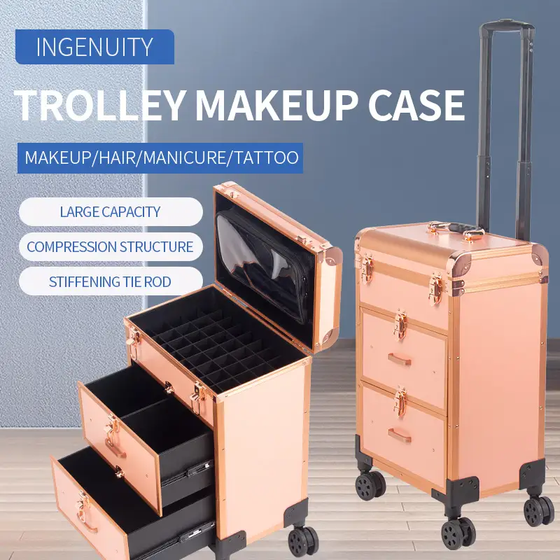 3488 Trolley Makeup Case