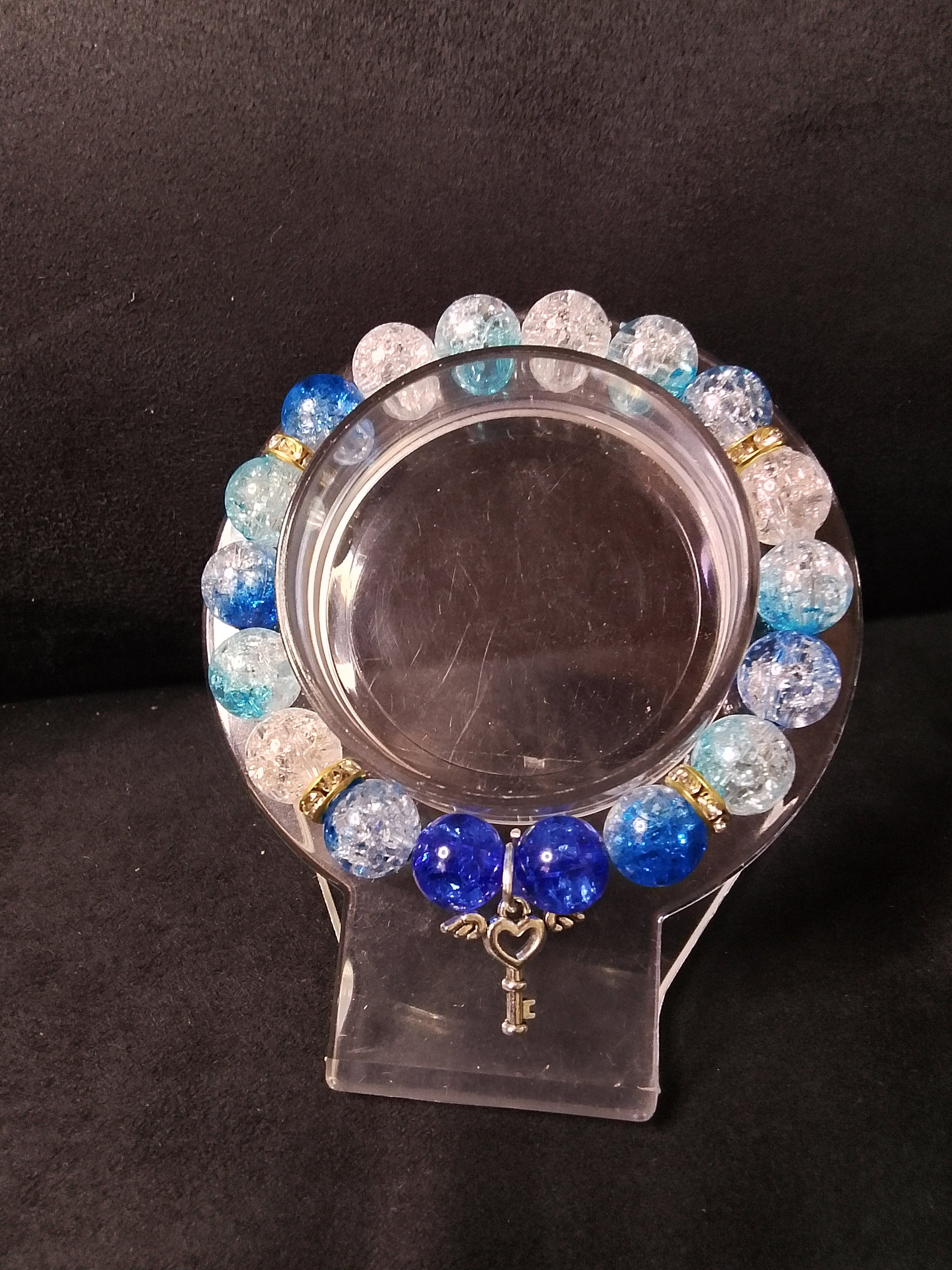 Blue Key Bracelet _1