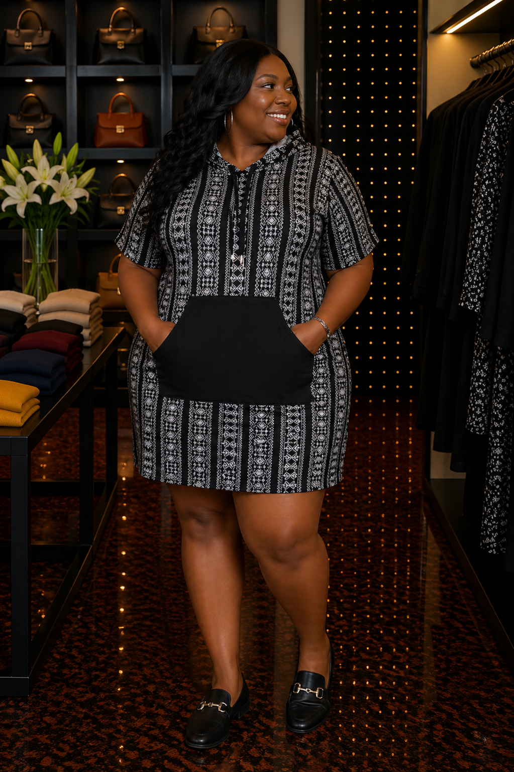 Luceez Hooded Dress 2XL(EU 52)_1