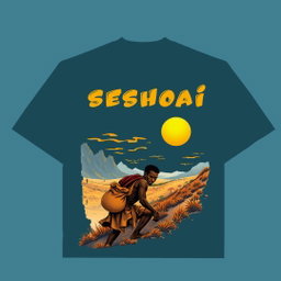 Seshoi Series T-shirt-Hustle merchandise (Maseru Clothing)