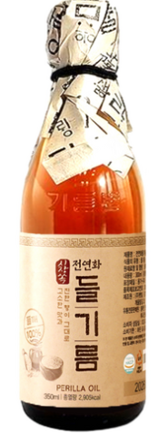 Korea Perilla Oil 100% 통들깨 들기름 韓国市場エゴマ油