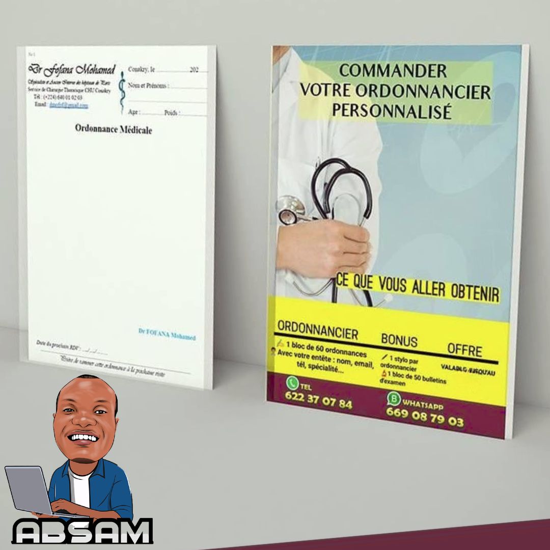 Ordonnancier Paquet de 10 blocs_0