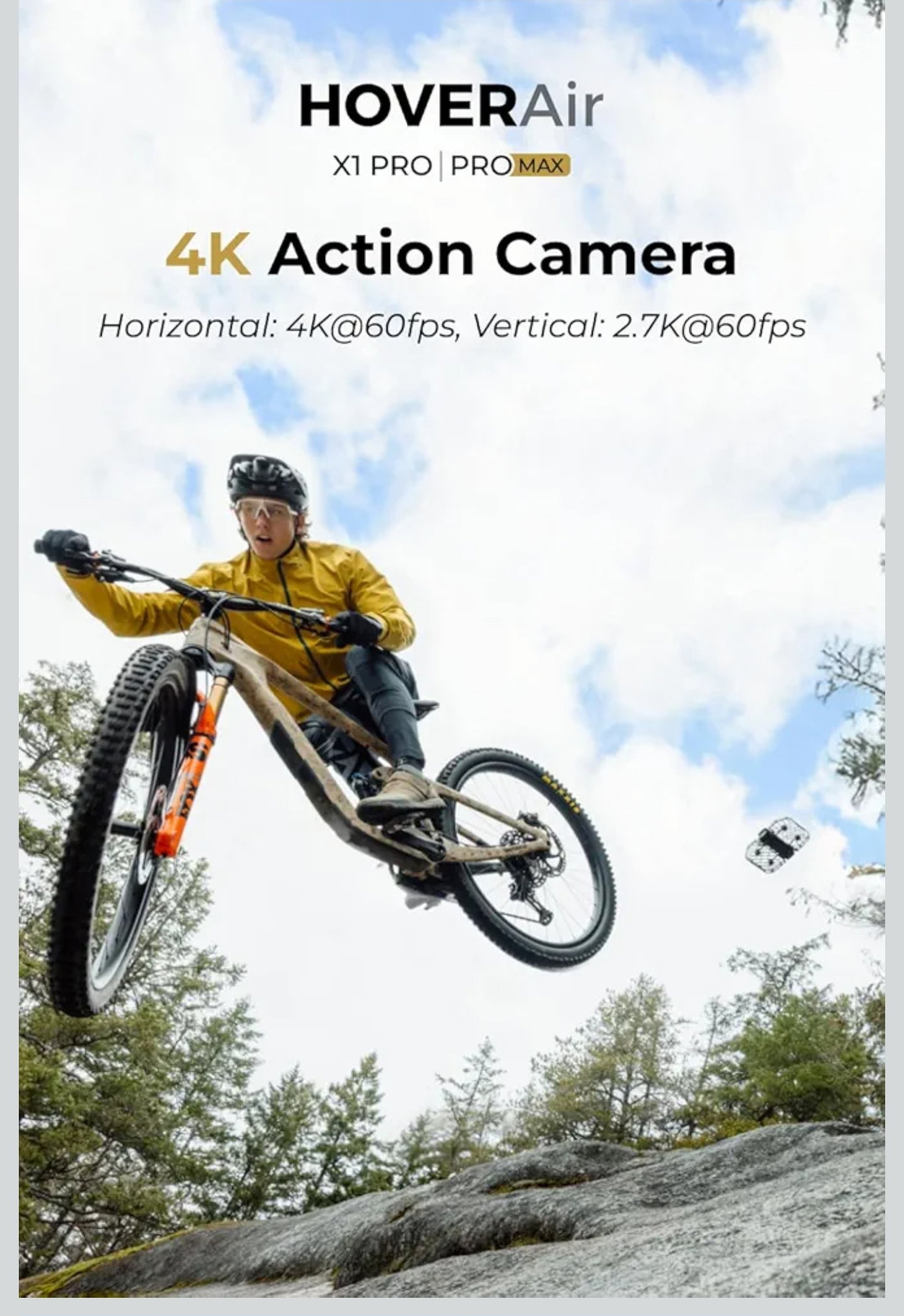 HOVERAir X1 PRO 4K action camera Black_1