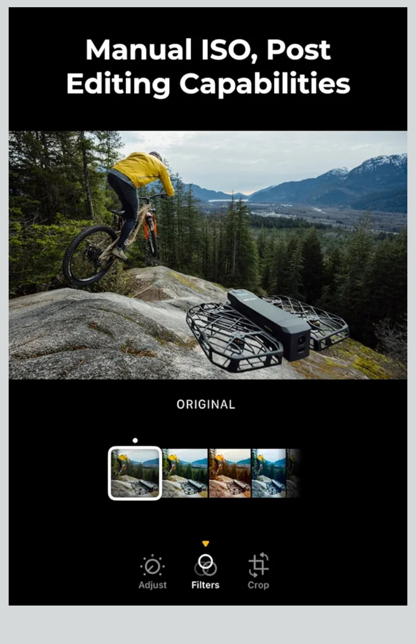 HOVERAir X1 PRO 4K action camera Black_3