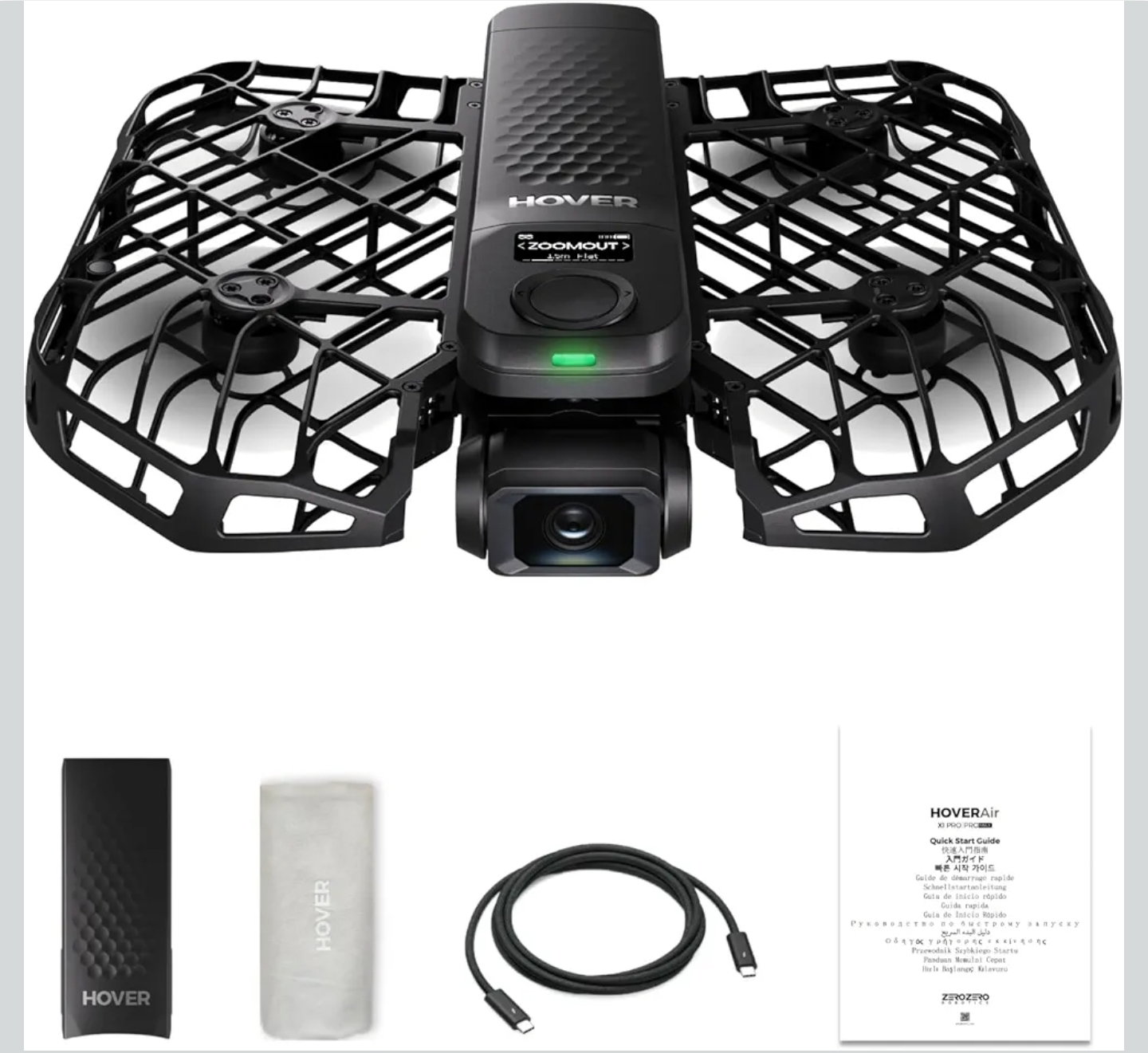 HOVERAir X1 PRO 4K action camera Black_0