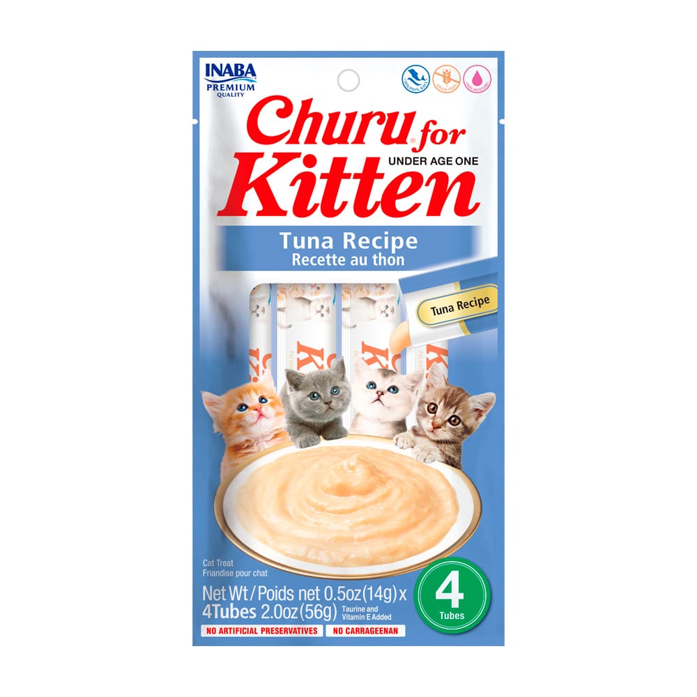 CHURU KITTEN CON 4 TUBOS 