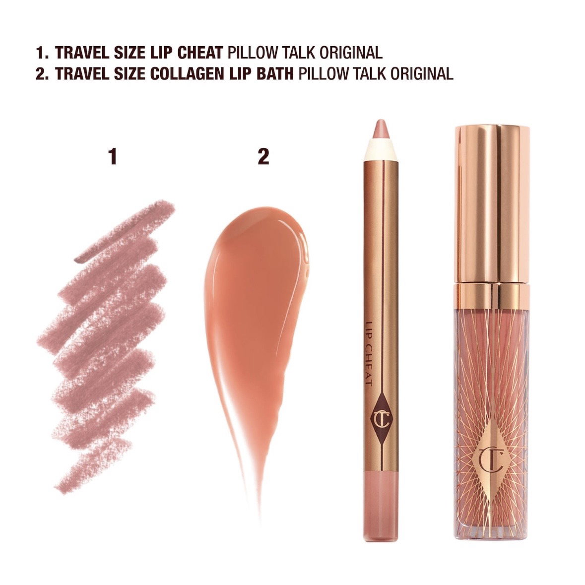 [Pre-order] Charlotte Tilbury Pillow Talk Glossy Mini Lip Duo_1