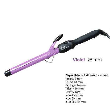 MOVE Colored Curling Iron Arricciacapelli Professionale 25mm Violet_0