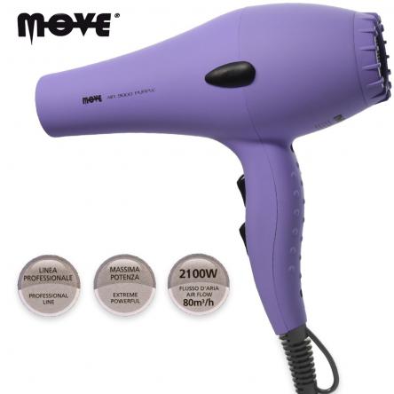 MOVE Air 9000 Soft Touch Asciugacapelli Professionale Purple_0