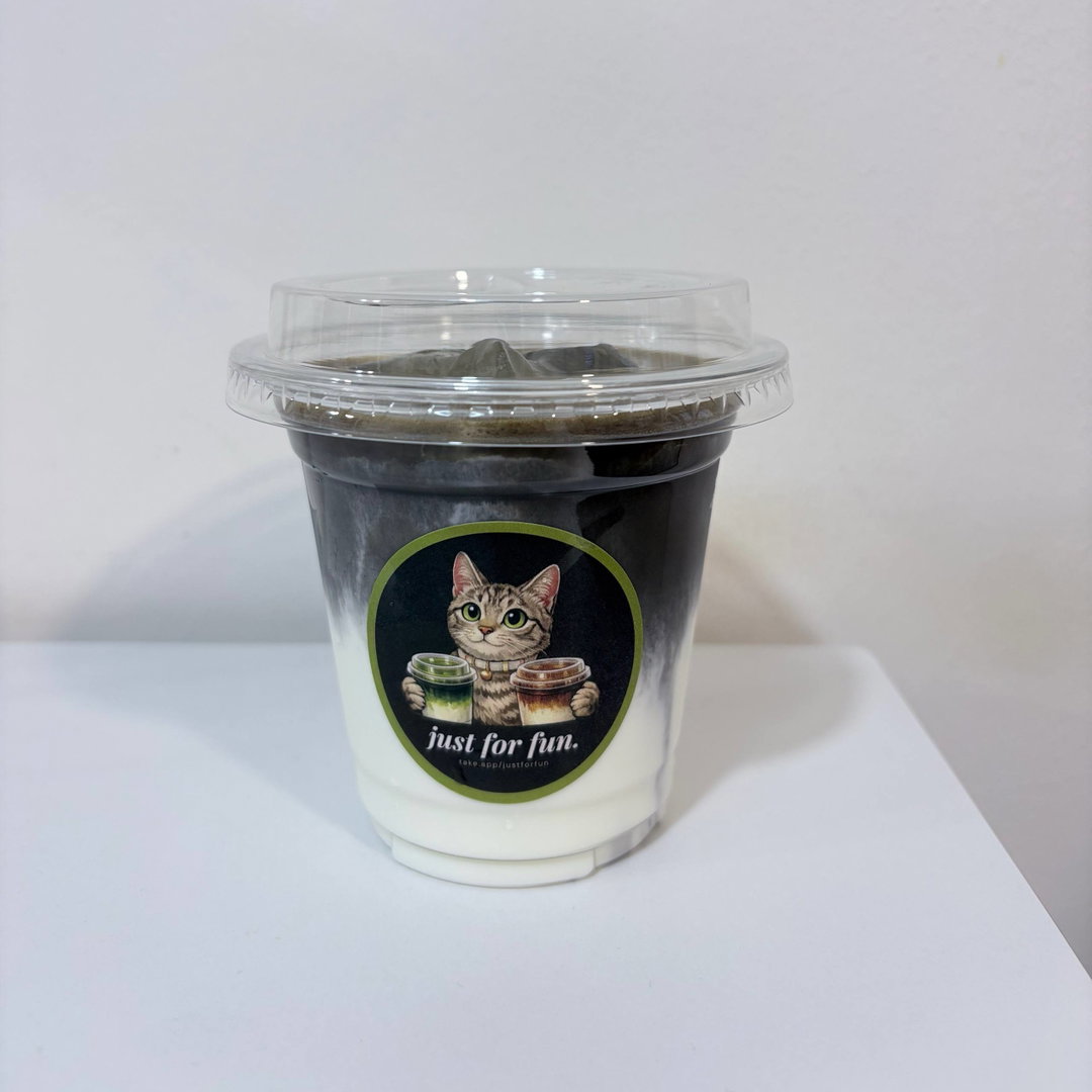 dark roast hojicha latte