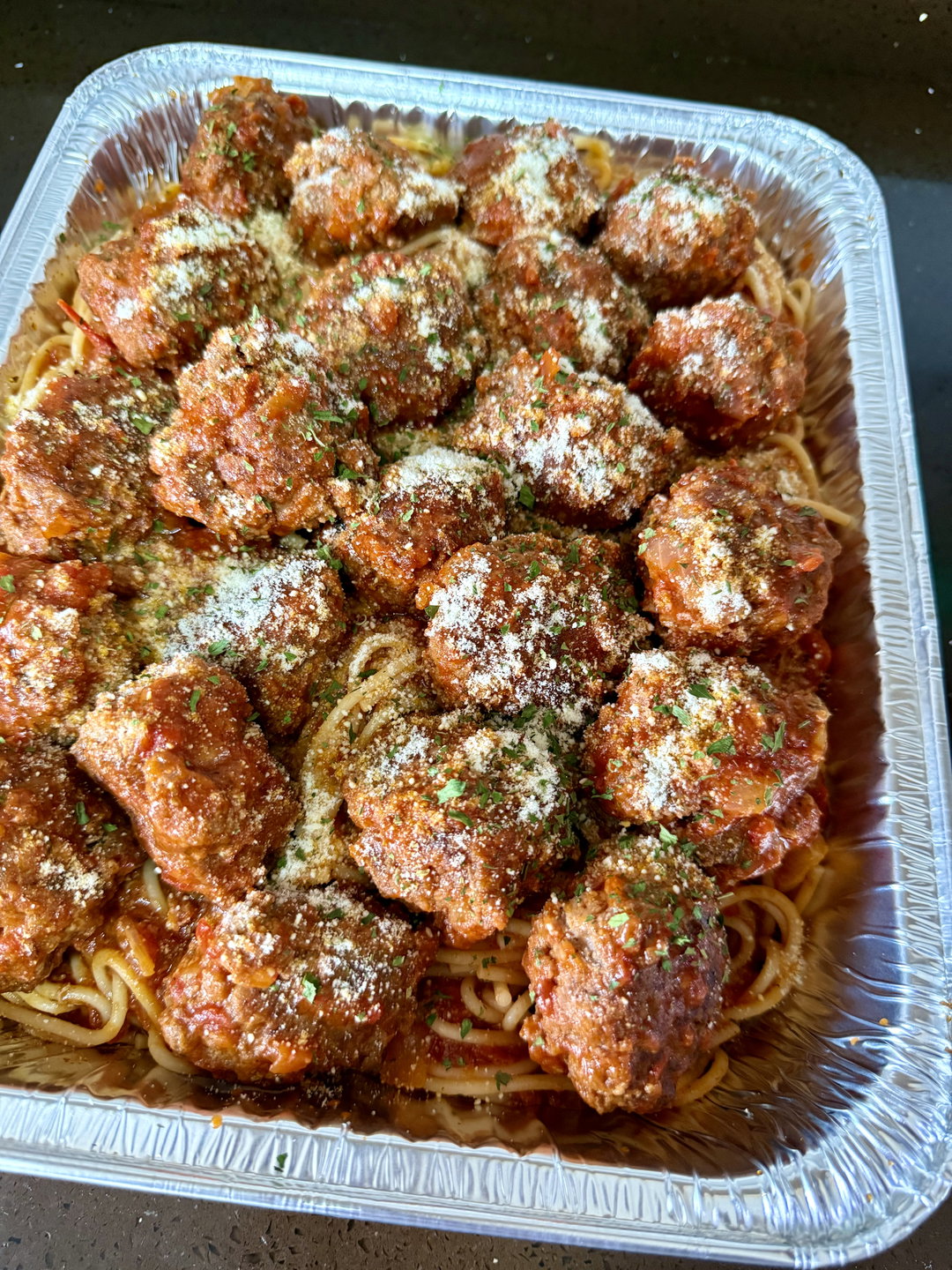 Spaghett Meatballs (Italian Style)