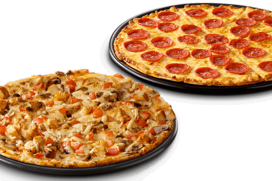 ON THE DOUBLE (2X LARGE CLASSICS PIZZAS) <<< Debonairs Pizza >>>