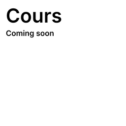 Cours
