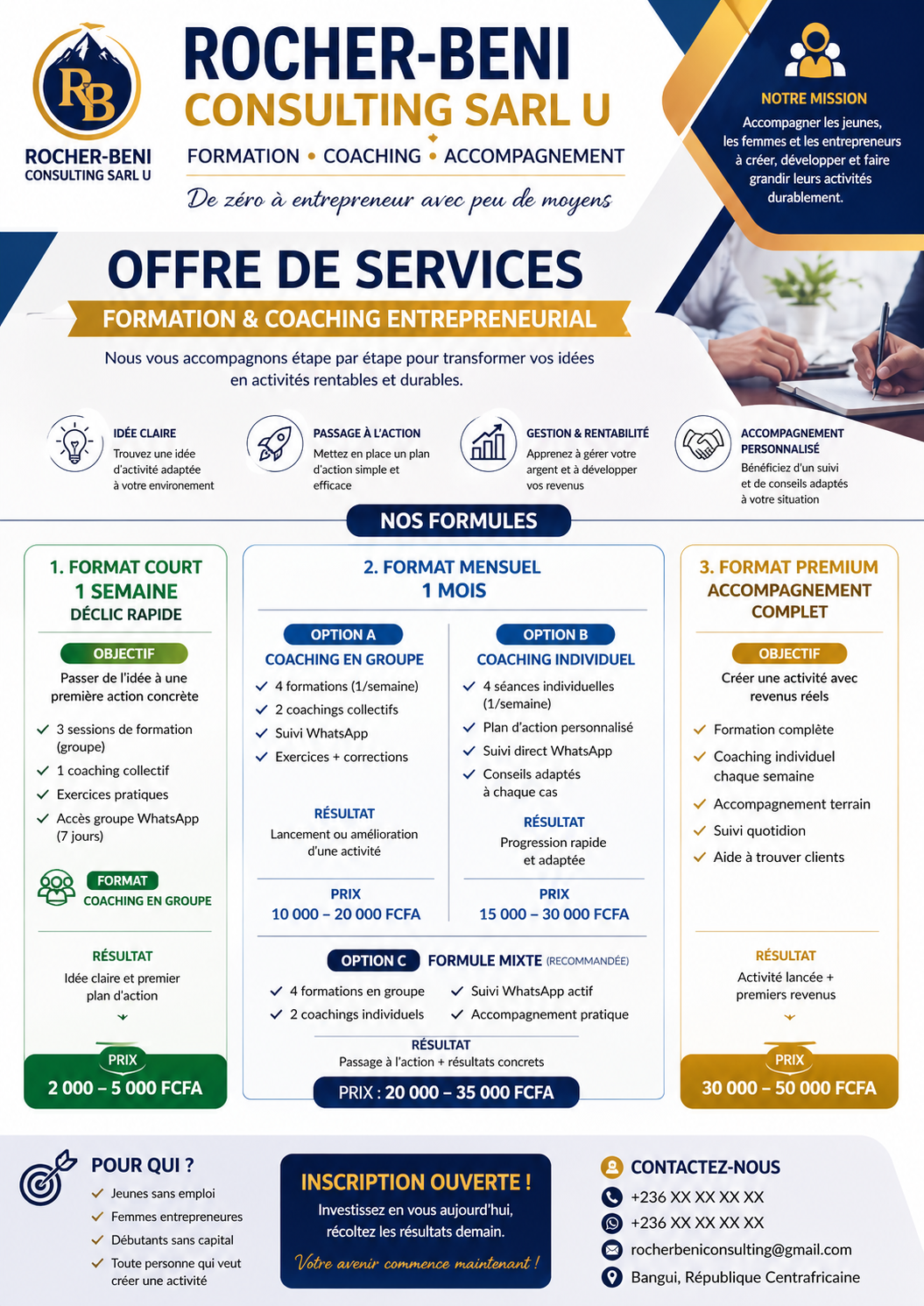 Formation & Coaching Entrepreneurial - De l’idée à l’action, même avec peu de moyens_0