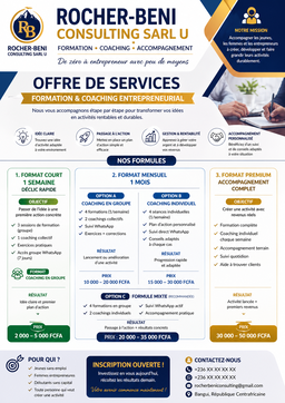 Formation & Coaching Entrepreneurial - De l’idée à l’action, même avec peu de moyens
