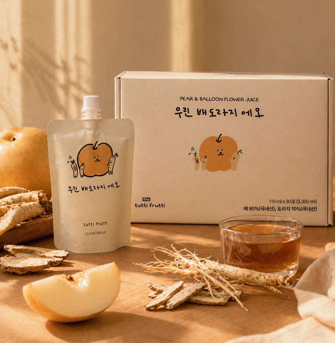 I am 100% Pear+Bellflower Juice 100% 배도라지즙