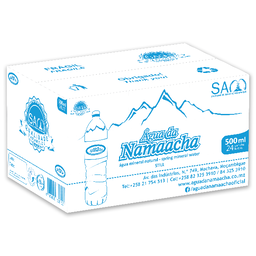 AGUA NAMAACHA 500ML CAIXA