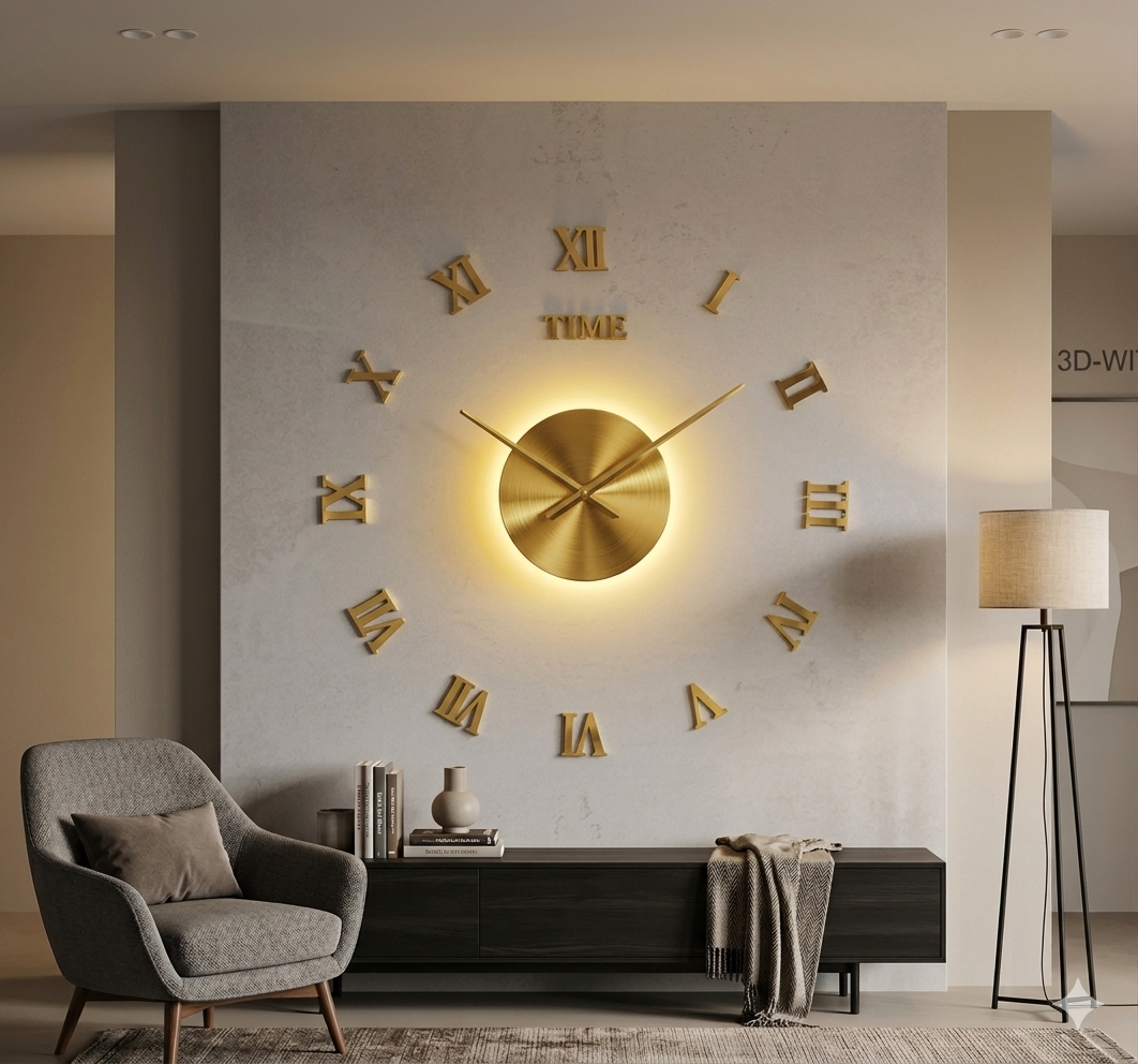 Reloj de Pared con iluminación M02