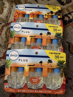 Febreze  Plug-in Refills, 3 Pack