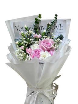 Blush Bloom - Roses Bouquet
