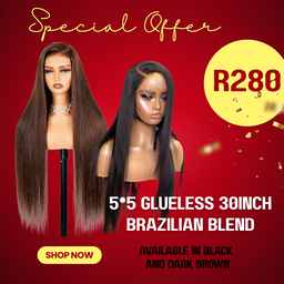5*5 straight 30inch Brazilian blend