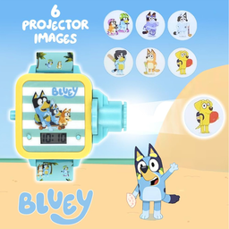 Bluey Kids Digital Projector Watch with 6 Image Slides