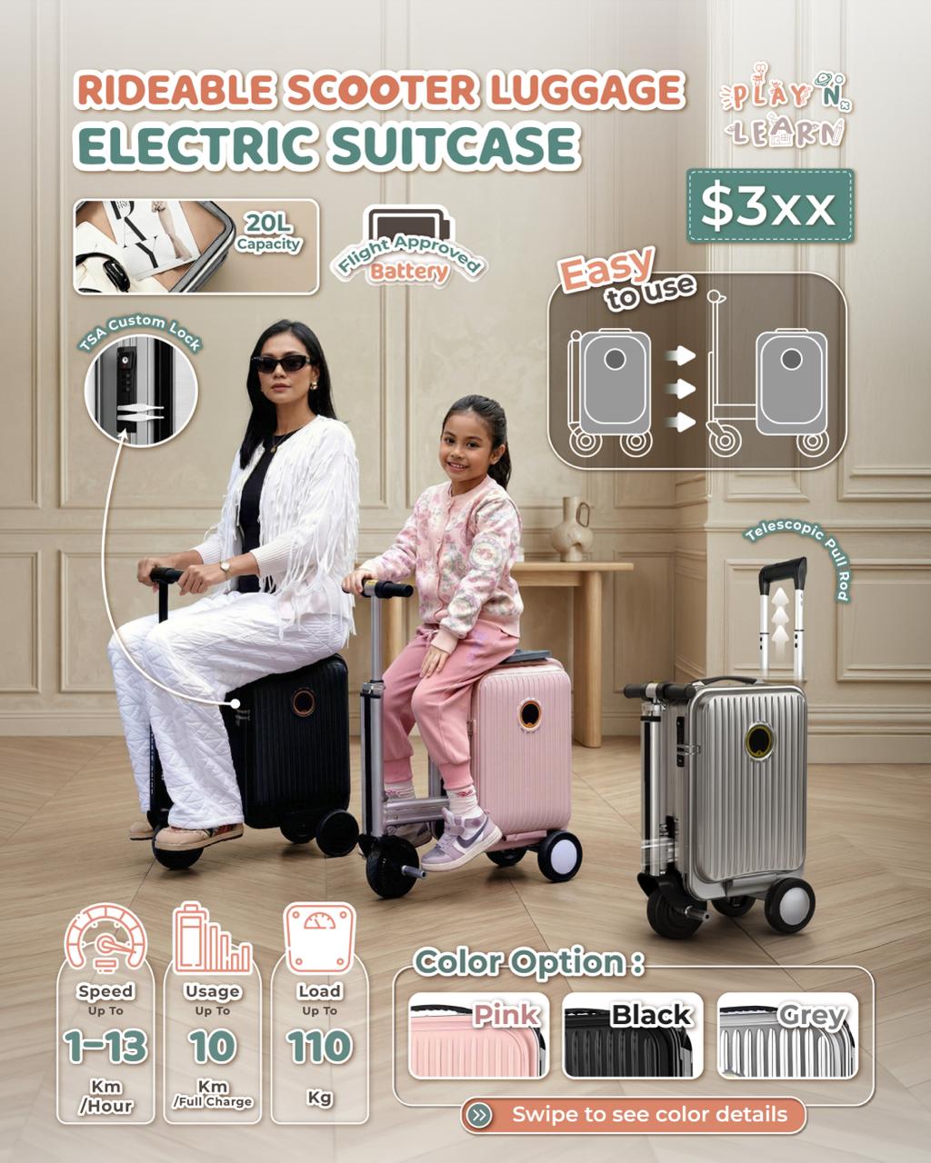 ELECTRIC TRAVEL SUITCASE