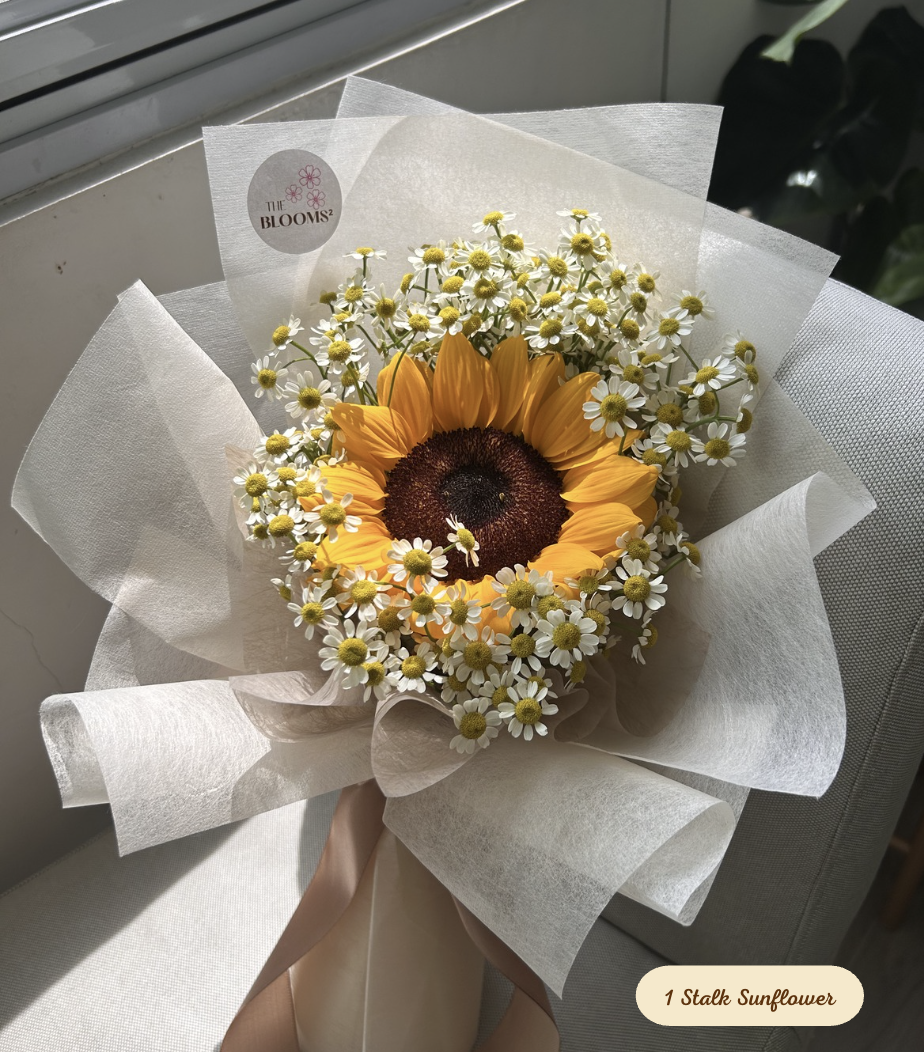 1 Stalk Sunflower Bouquet_1