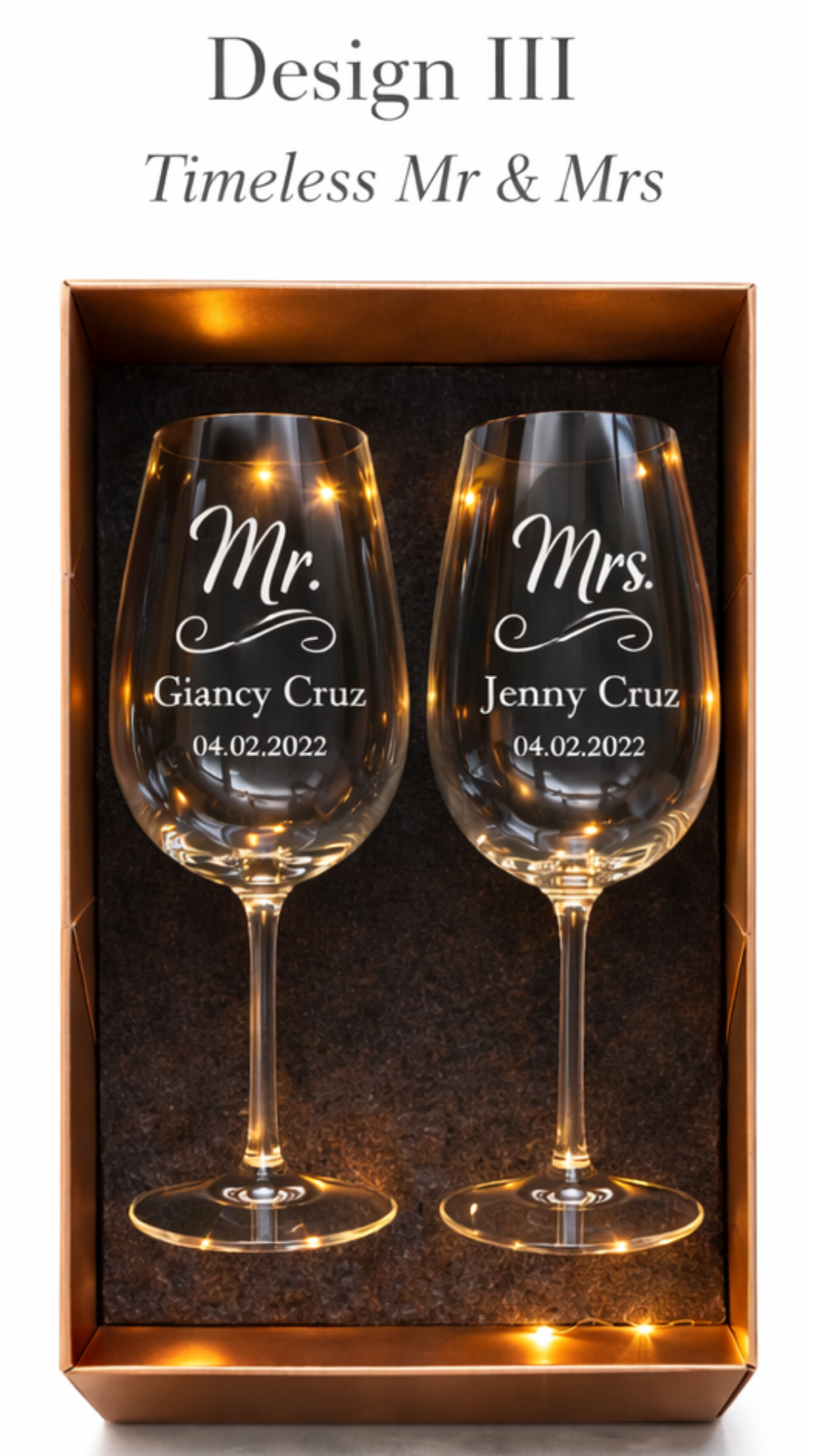 ✨ Personalized Wine Glass Gift Set (Light-Up Box Included)_7