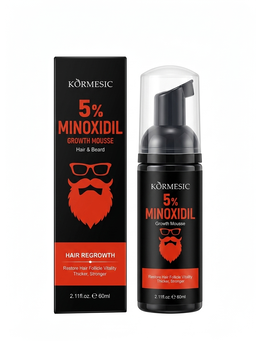 Kormesic 5% Minoxidil Beard Growth Foam 60ml