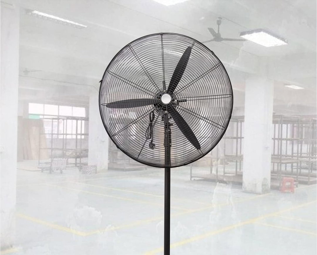 Abanico industrial de pedestal 
