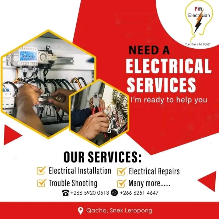 Ffi Electric works (Qacha's Nek Electrician)