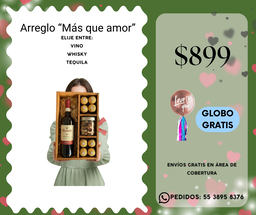 Arreglo “Más que amor”